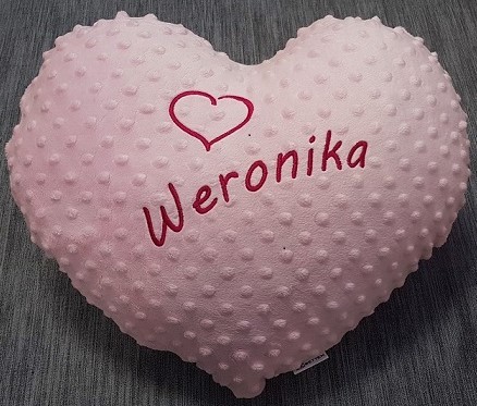 poduszka z napisem Weronika